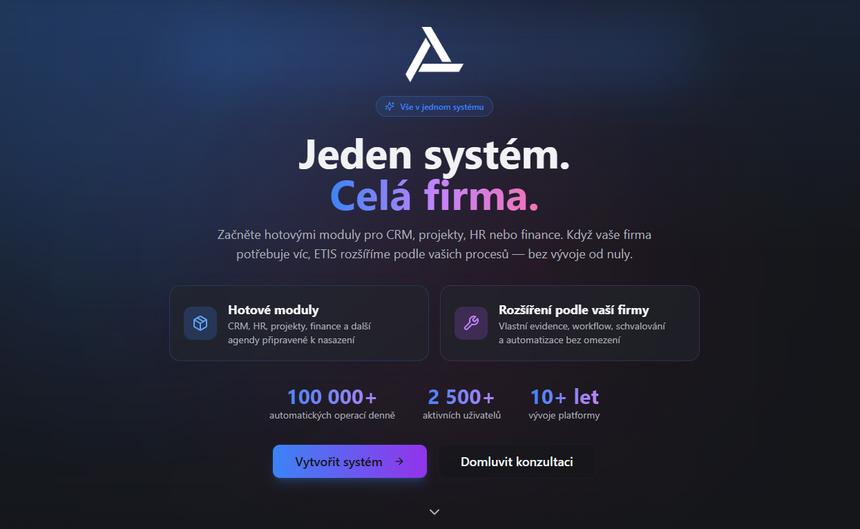 Spouštíme nový web ETIS